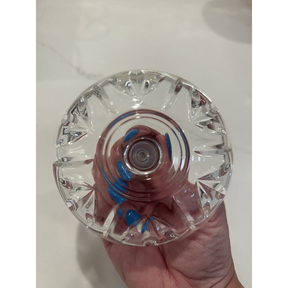 Vintage Waterford Crystal Marquis MAYFAIR Ring Holder Fan Pattern 4” Vanity Dish - Picture 6 of 9
